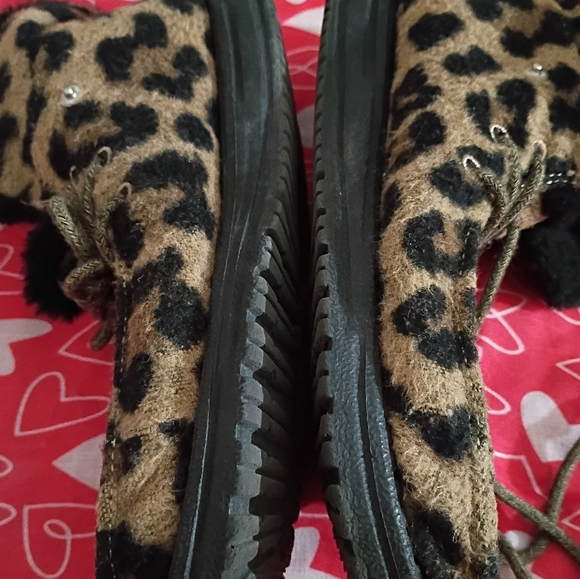Leopard Print Faux Fur Lined Boots main image 5